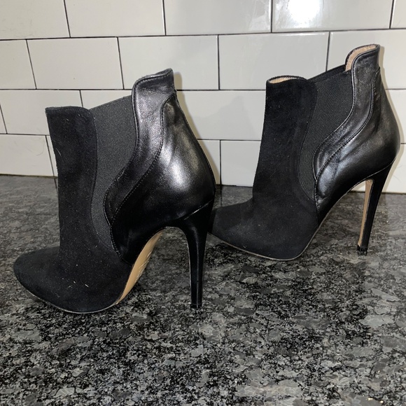 Ovyé women’s size 36 Black Bootie Slip on Stiletto Heels Sexy - Picture 4 of 9